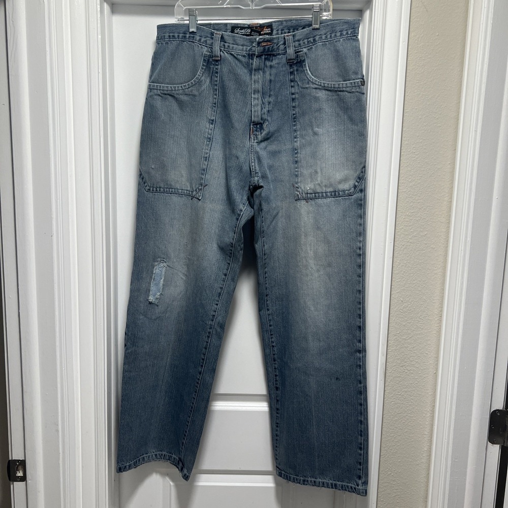 Southpole Jeans Mens 38 38x32 Signature Series Baggy Skater Hip Hop Y2K *READ*
